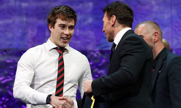 20171012_MerrettAus_H.jpg Zach Merrett was named in the 2017 All Australian side. - Zach Merrett